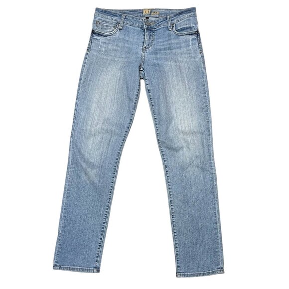 KUT from the Kloth Denim - Kut from the Kloth Women Straight Leg Jeans Blue Size 4 Stretch